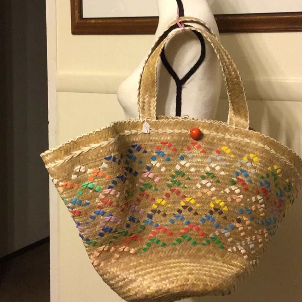 Handmade Straw Handbag by Cora